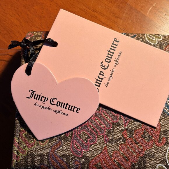 💖 Juicy Couture Continental Wallet | Logo Print | NWT | 8” x 4.5” | MSRP $55 - Picture 7 of 8